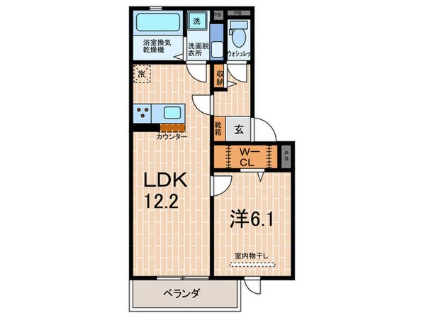 ＹＫメゾン舞子台の物件間取画像